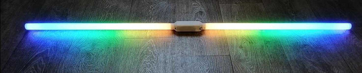 Self-contained portable garland on address led strip WS2812b (Автономная гирлянда на WS2812b)