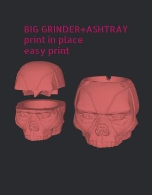 GRINDER GRINDER + ASHTRAY CRANIUM ASHTRAY