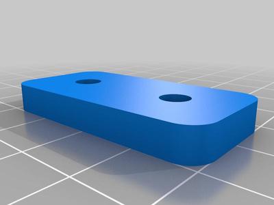 Simple 2 holes bracket for "YAILE enclosure side panels"