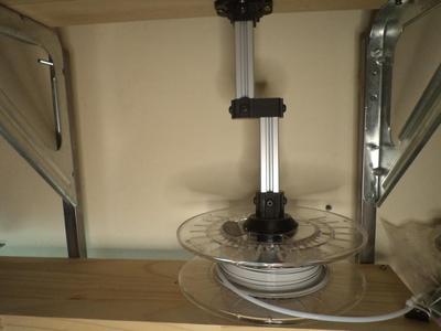 unnecessarily complicated spool holder