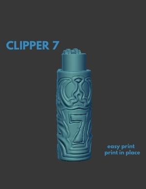 CLIPPER LIGHTER CASE - NUMBER 7