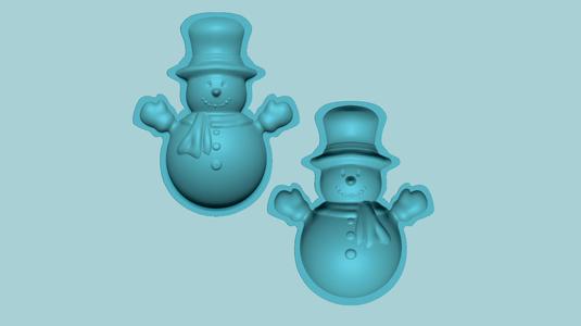 Christmas Snowman - Molding Arrangement EVA Foam Craft
