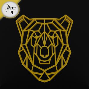  Bear - Geometric - 2D Wall Art Decor