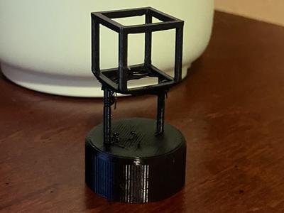 Bottle Cap Geometric PET Printer Test