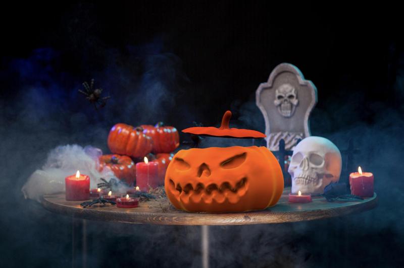 Halloween Pumpkin Pot