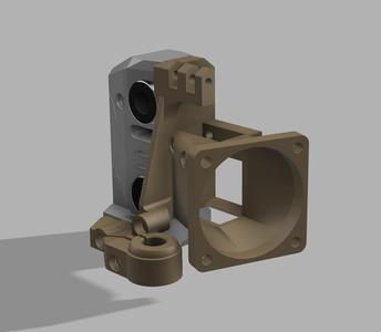 Micro-Swiss hotend mount for Prusa mini