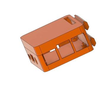 Raspberry Pi 3b+ Case with extrusion rails   