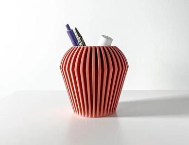 The Taso Pen Holder | Desk Organizer and Pencil Cup Holder | Modern Office and Home Decor   
