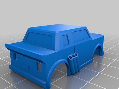 1/76 turbo racing body shell.m-max type