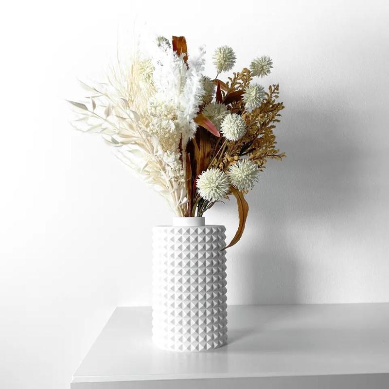 The Luvon Vase, Modern and Unique Home Decor for Dried and Preserved Flower Arrangement  | STL File   