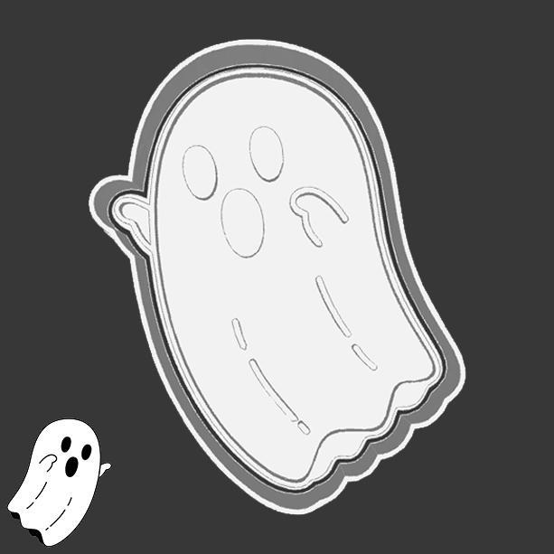 Halloween cookie cutters - ghost (style 15)