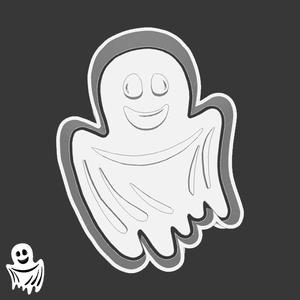 Halloween cookie cutters - ghost (style 23)