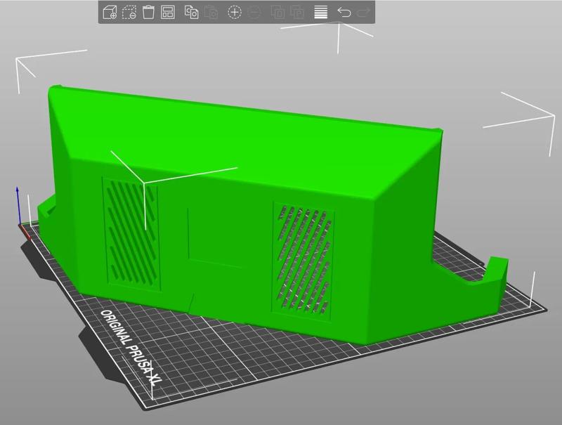 Baddeley B2V2 Lower Rear Panel w/Ventilation Slots   