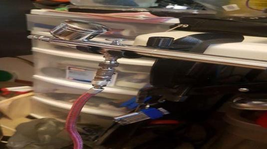 Modular mounting system airbrush holder