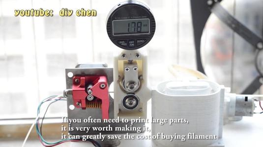 Dial indicator bracket，  Filament Diameter measurement