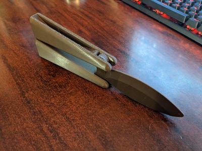 Butterfly Knife Fidget Toy (Print in place, Fully 3d Printed)