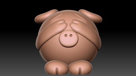 funny pig