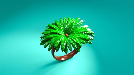 Palm tree ring