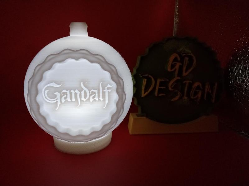 Lord Of The Rings Gandalf CHRISTMAS ORNAMENT TEALIGHT