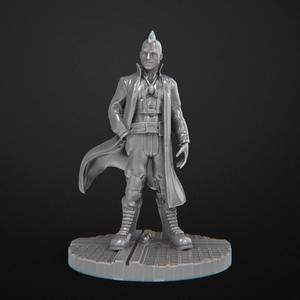 Cyberpunk Male Miniature 28mm