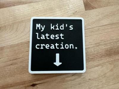 Magnet - My kid's latest creation
