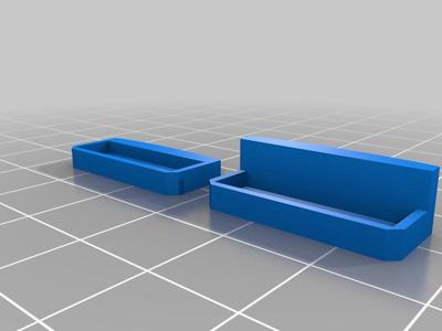 Magnet brackets (Bo Katan Helmet Gasket)