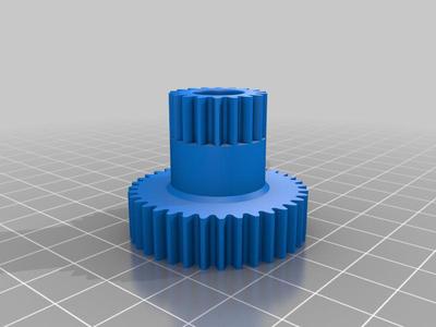 Gearbox mod Spur_Gear_36_18_MR104