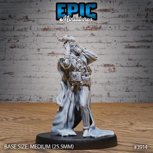 Tiefling Guild Summoner Horrified ‧ DnD Miniature ‧ Tabletop Miniatures ‧ Gaming Monster ‧ 3D Model ‧ RPG ‧ DnDminis ‧ STL FILE