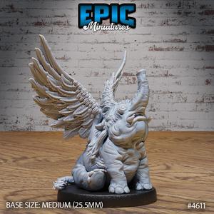 Holyphant Sit ‧ DnD Miniature ‧ Tabletop Miniatures ‧ Gaming Monster ‧ 3D Model ‧ RPG ‧ DnDminis ‧ STL FILE