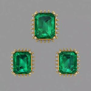 Emerald Earrings Jewellery for Women
