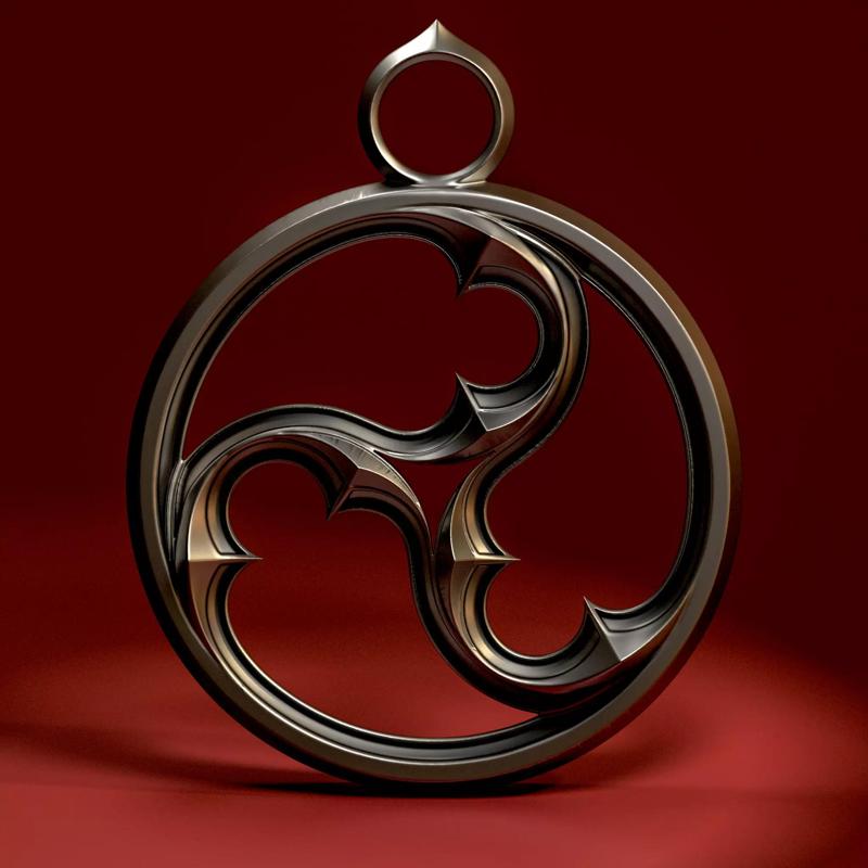 Triskelion Pendant CAD