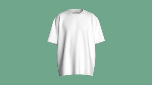 Blank Tshirt - Aaron White  | Marvelous / Clo3d / obj / fbx