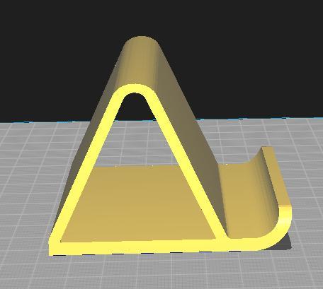 Simple smartphone holder