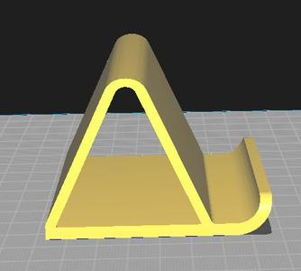 Simple smartphone holder