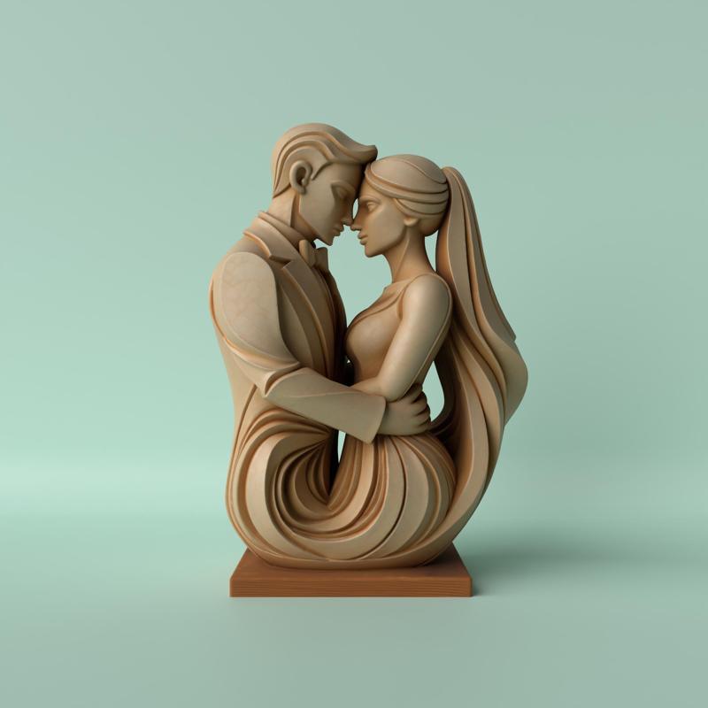 Bride and Groom Sculpture – Eternal Vows