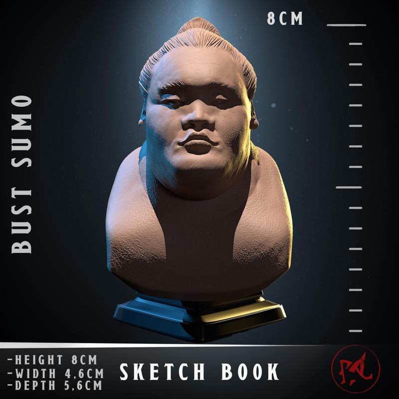 Bust Sumo Figther
