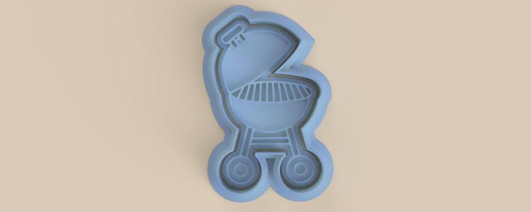 Grill cookie cutter (Grill cookie cutter)