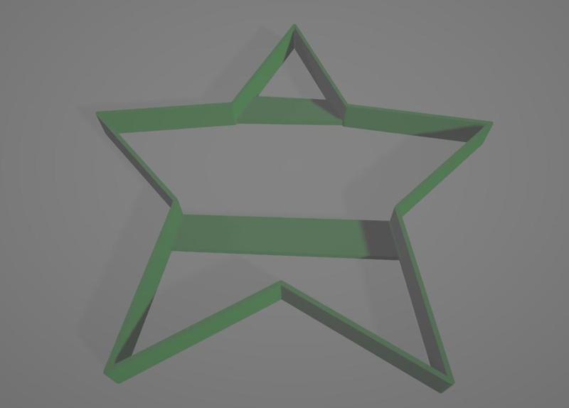 cookie cutter with star shape