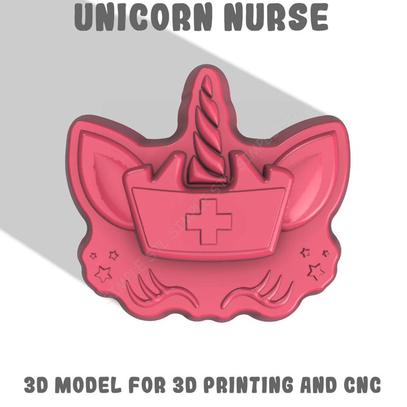 Unicorn nurse Stl File