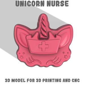 Unicorn nurse Stl File
