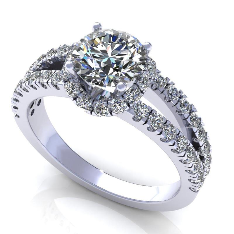 Solitaire Diamond Woman Engagement Ring34