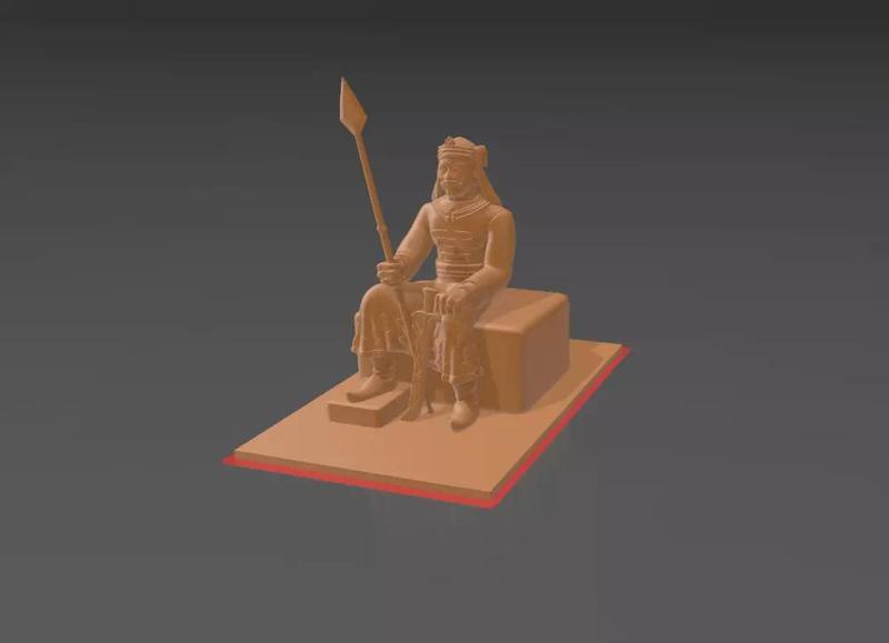 Maharana Pratap 3D Model