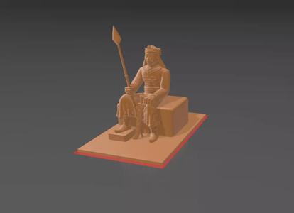 Maharana Pratap 3D Model