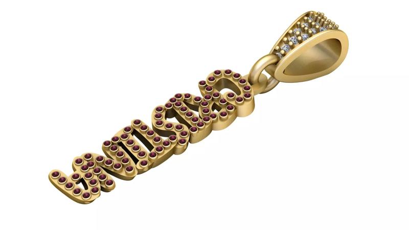 CUSTOM JEWELERY  PANDANT 3D PRINTABLE MODAL