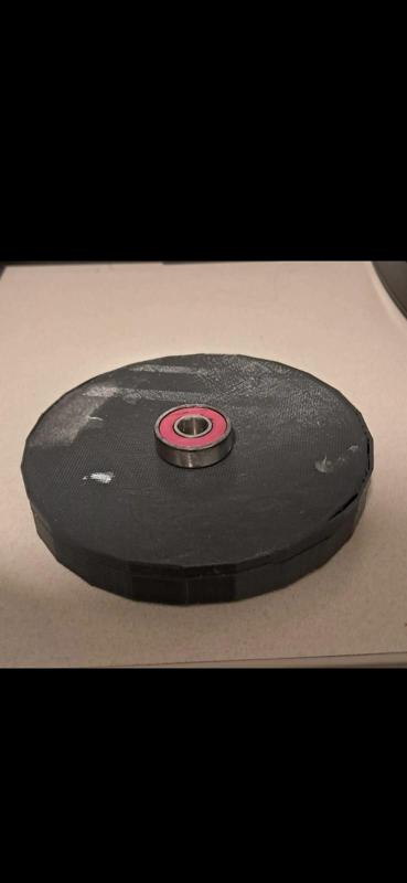 Lazy Susan for roller skates wheels sized ball bearings