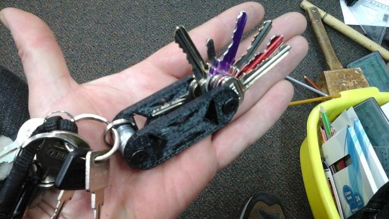 Key holder pokect knife style