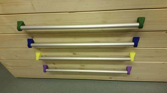 Simple drawer handle mount