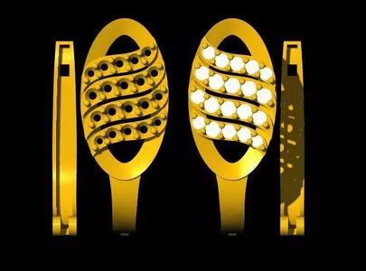 stud earrings 3dm file