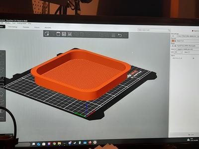Sieve for square pot. (Mesh width 3mm)