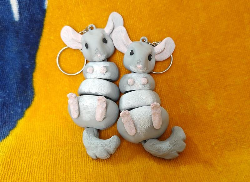 Chinchilla Keychain